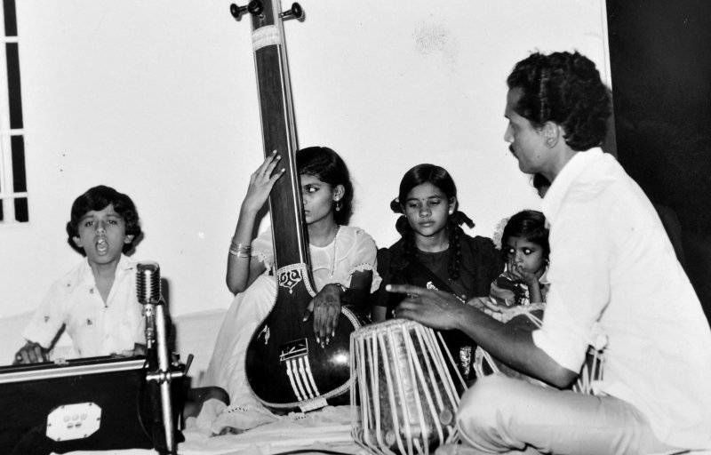 Keerti performing at the age of 9
