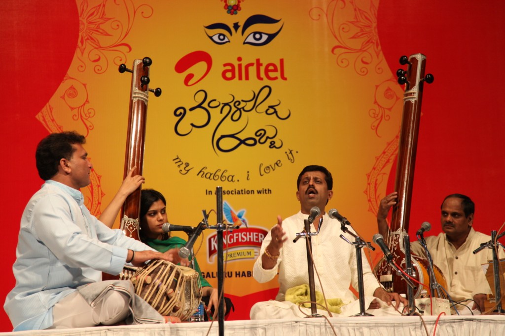 Performing at the Airtel Bangalore Habba